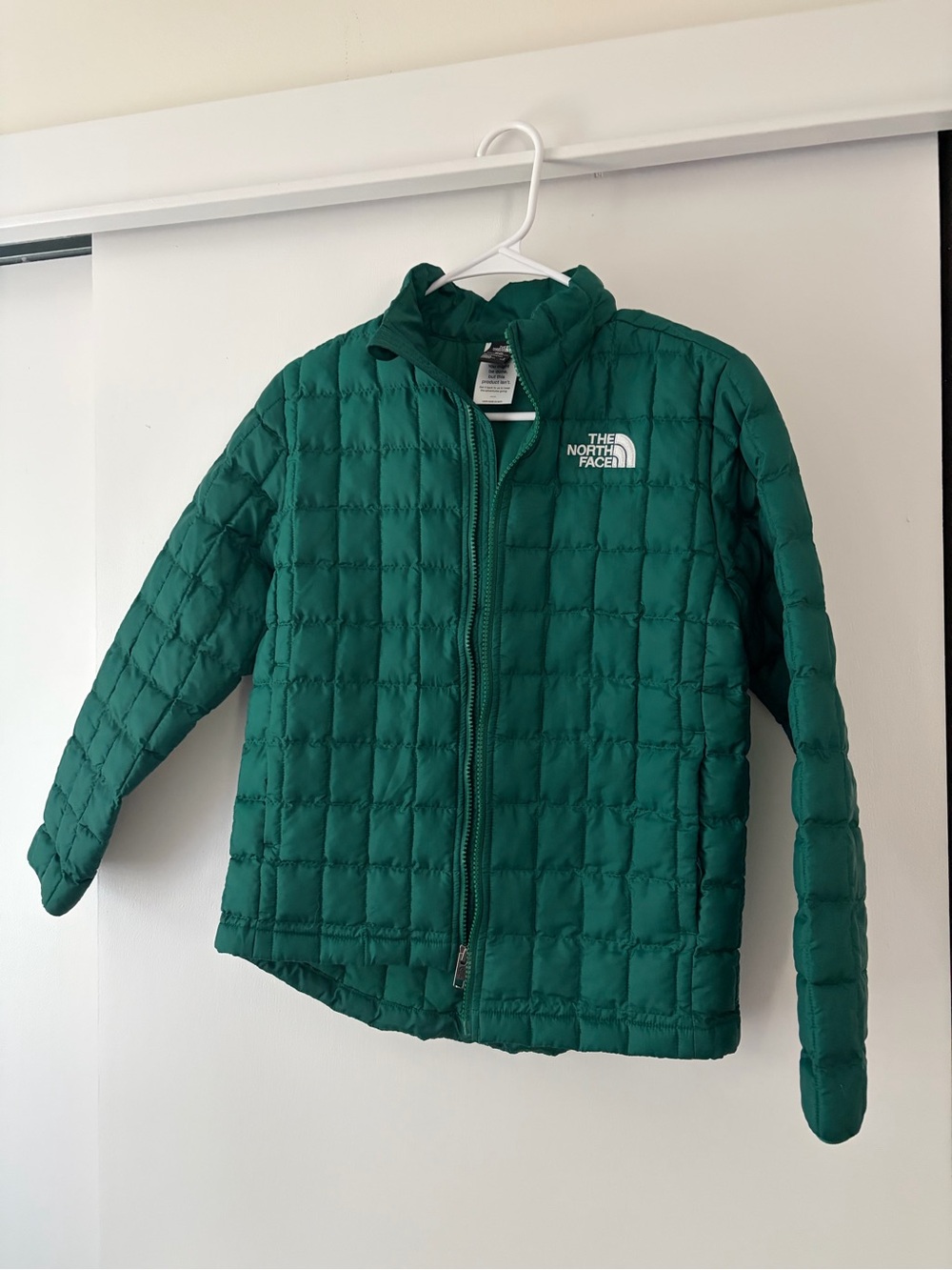The North Face Kids' Teal Green Quilted Puffer Jacket